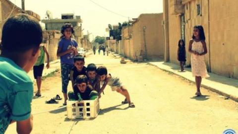 Children from Amuda. Source: Arta FM facebook page