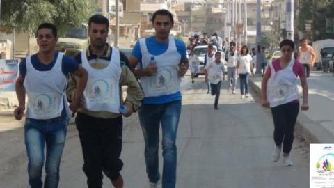 Peace Marathon in Qamishlo. Source: Sawa coalition Facebook page