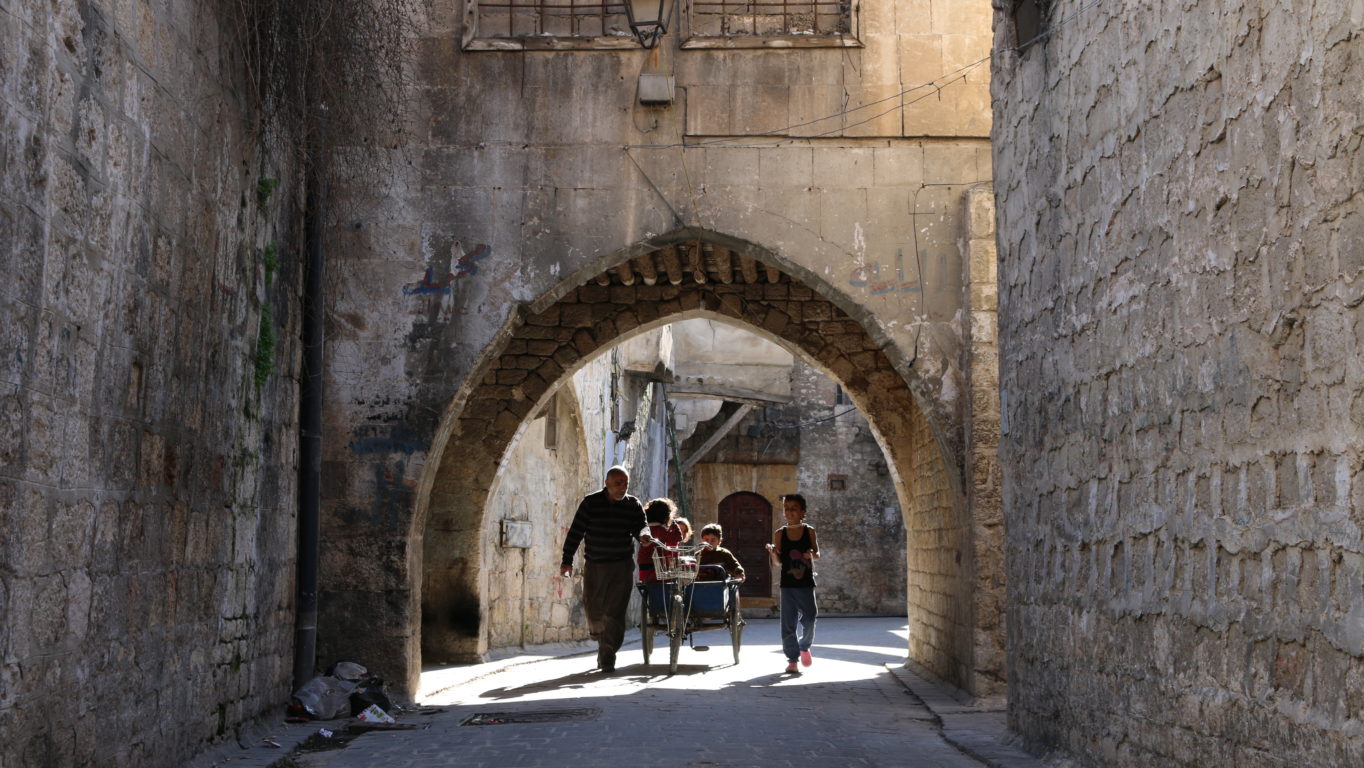 [Photo: Aleppo (Mahmud ʿAbdur-Rahman/Syria Untold)].