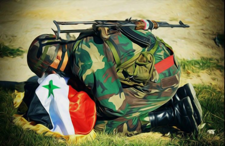 [Painting: "Fighting for Truth in Syria" - 25-4-2014. (Sheykh1/CC BY-ND 3.0)].